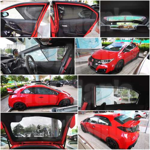 FK2 FK8 FL5 FN2 Civic Typer 全車磁石濾光窗網太陽擋