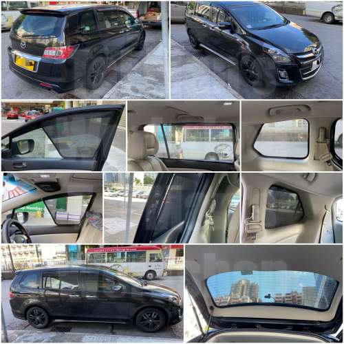 MAZDA8 全車磁石濾光窗網太陽擋