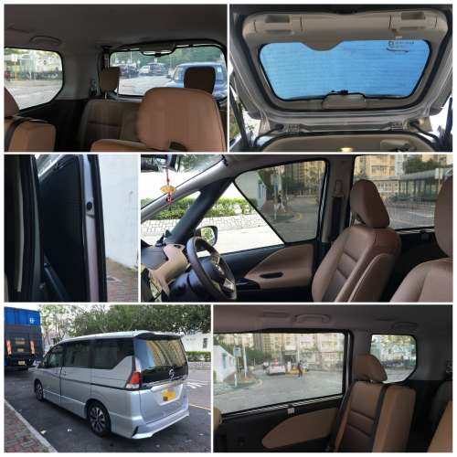 C27 Serena 全車磁石濾光窗網太陽擋