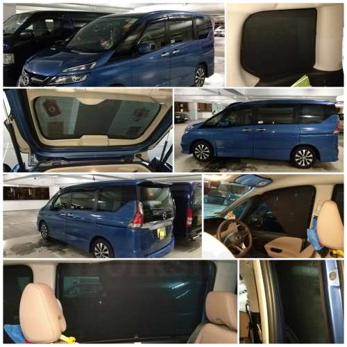 C27 Serena 全車磁石濾光窗網太陽擋