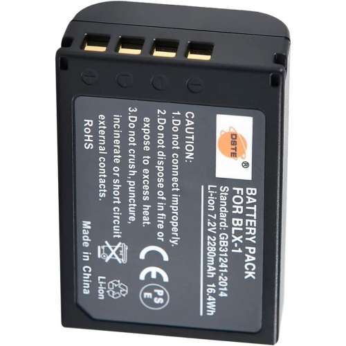DSTE BLX-1 / BLX1 Lithium-Ion Battery Pack For OLYMPUS OM SYSTEM OM-1 Mark II