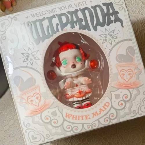 popmart 泡泡瑪特Skullpanda 白女僕吊卡