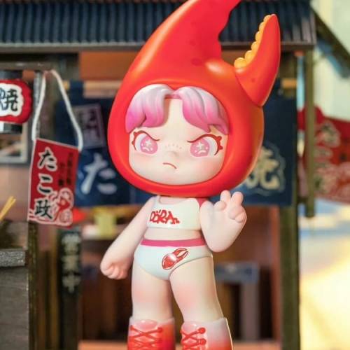 TNTSPACE DORA香辣小龍蝦吊卡潮玩盲盒