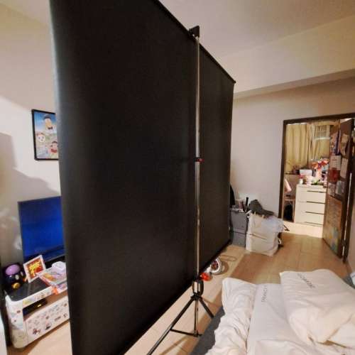 180 x 180 cm  Vision Projection Projector Screen 投影機用 投影屏 幕布 連三腳架