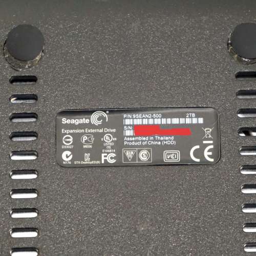 Seagate 9SEAN2-500 2TB Portable Drive硬碟 USB 移動硬盤