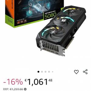 rtx5080 技嘉 魔鷹 oc