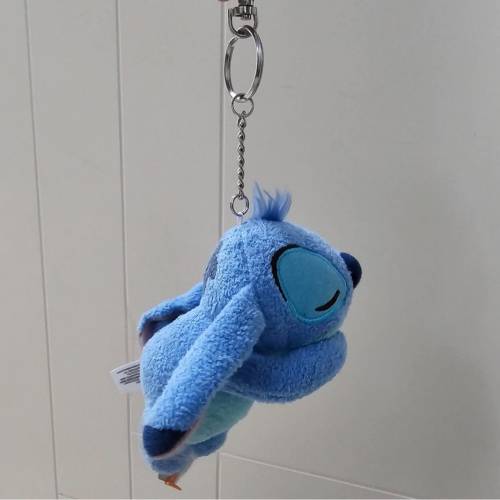 正品迪士尼史迪仔睡眠公仔掛飾