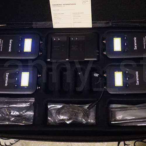 Saramonic VmicLink5 5.8GHz 一對三無線麥克風系統 (RX+TX+TX+TX) 原價$6400