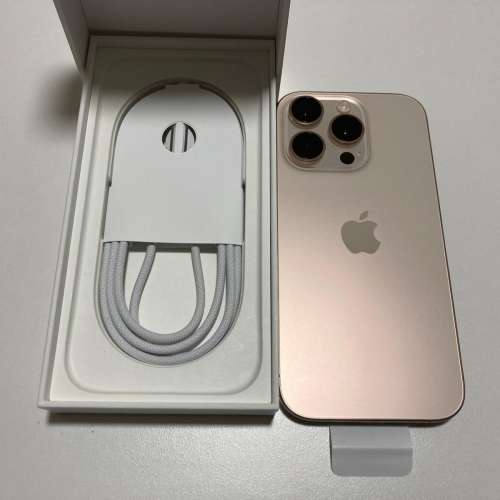 港行電池97%外觀全新 iPhone 16 pro 256gb Desert HK version 蘋果保養到2025/11/3...