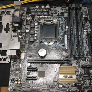 ASUS B150M-A Micro ATX主版 ((正版Window10Pro)) Socket 1151 支援 第6、7代 處理器