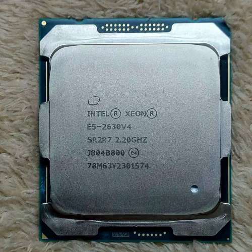 intel XEON CPU E5 2630V4