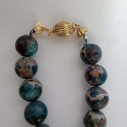 古松頸鏈14mm 16寸，連焊口波仔扣，總長度約18寸。no.B7.8.25