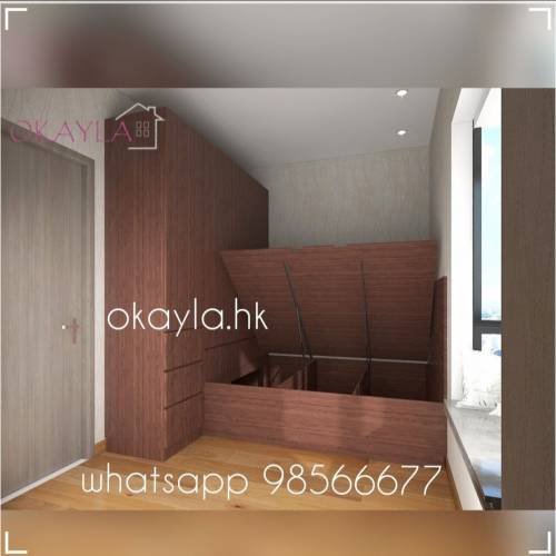 大容量👍 衣櫃+儲物油壓床(自選訂做尺寸) 靚料👍多色👍