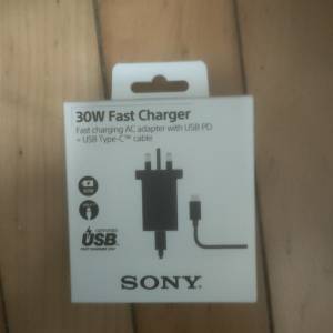 （特價）30W 原裝SONY 快速充電器 XQZ-UC1