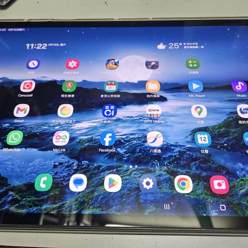 99%新samsung tab s8+ 256 wifi 港版全套