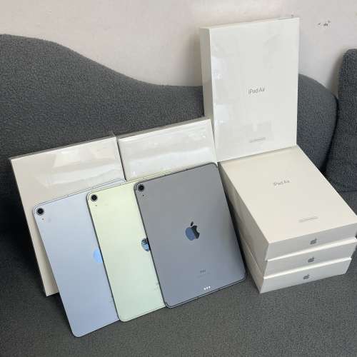 ✨全新原封Apple iPad Air 4系列✨🤩/11吋/64GB/WIFI版/美版/灰色🩶藍色💙綠色💚/高...
