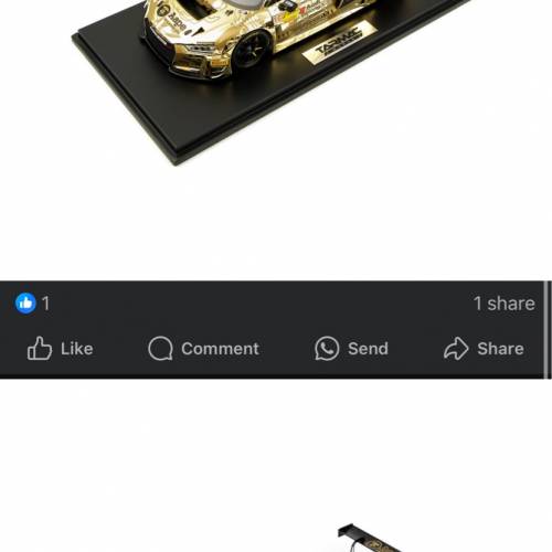 Aape Tarmac Works Audi R8 LMS Model Car 1:18