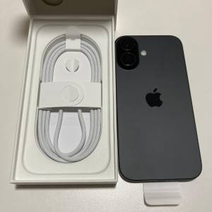 港行電池100%外觀全新充電40次 iPhone 16 128gb black HK version 蘋果保養到2026/...