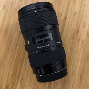 Sigma 18-35mm f1.8 Canon EF mount