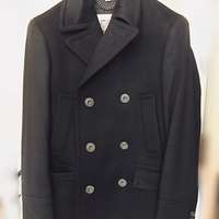 BURBERRY PRORSUM Mens Wool Peacoat Size 44