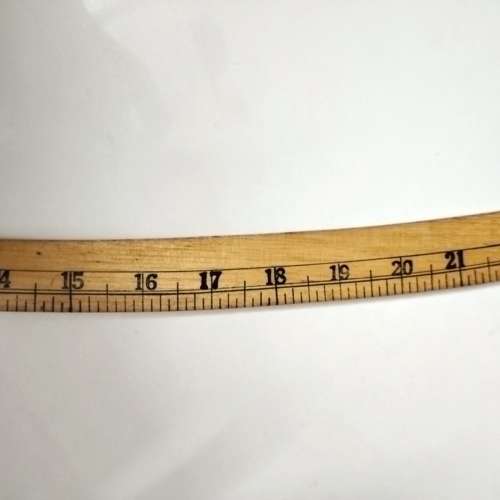 服裝打版製圖裁剪木製彎尺英吋公分 香港大學站