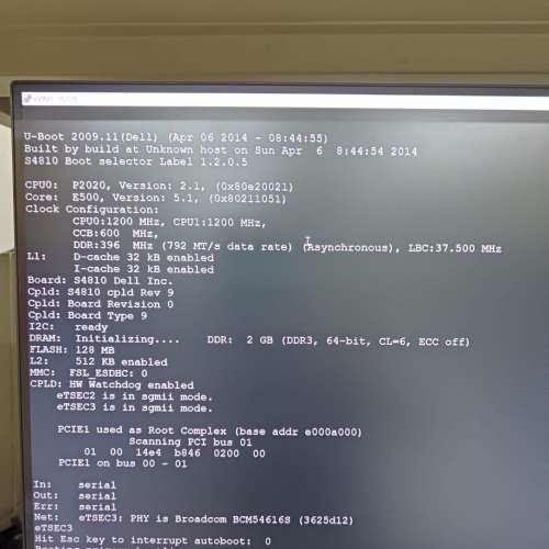 Dell Force10 S4820T 10GBase-T Network Switch 交換器