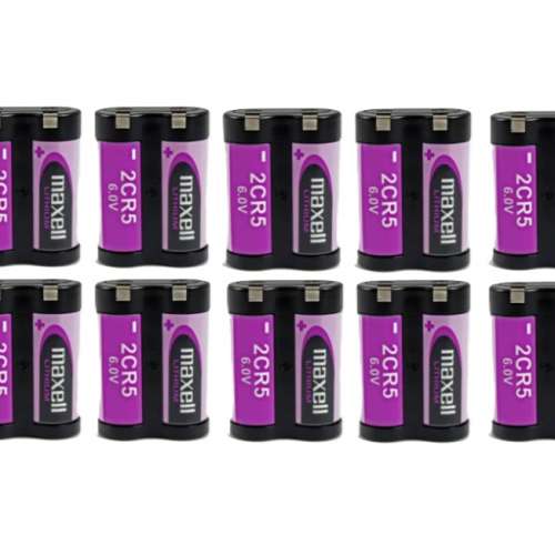 Maxell 2CR5 / DL45 / KL2CR5 / 5032LC Lithium Battery 鋰電池 (Made in USA)