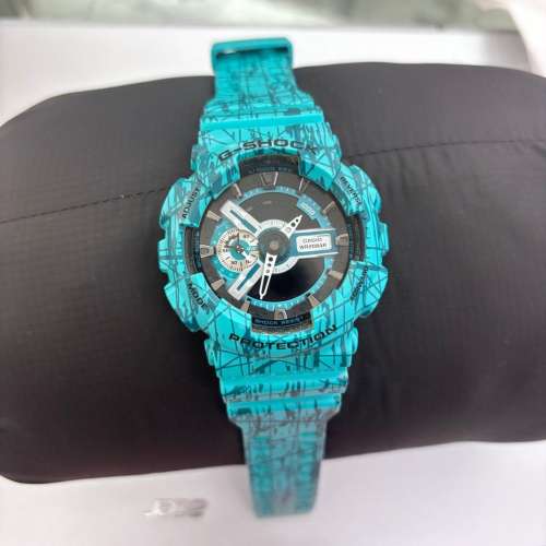 Casio GSHOCK Watch 電子手錶（冇電）藍綠