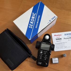 Sekonic L-558 測光表 Dualmaster Light Meter & Sekonic RT module-32 Transmitte...