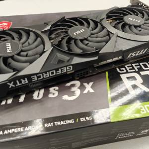 MSI RTX 3060 12GB Ventus 3X 顯示卡 (no 9060 xt 4060 ti  5050 5060 3070 amd ))