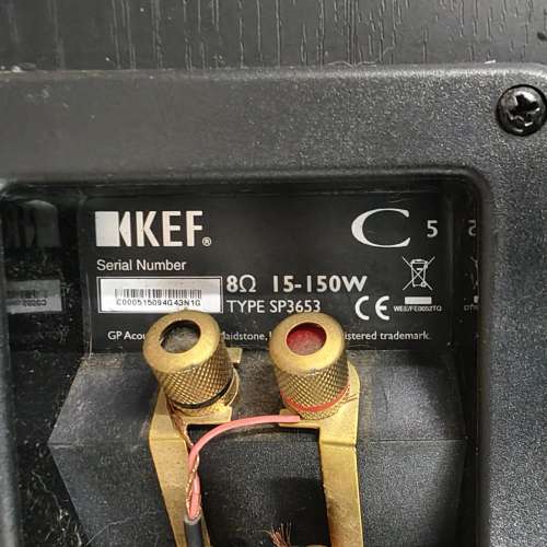 85%新KEF type SP3653 座地喇叭1只
