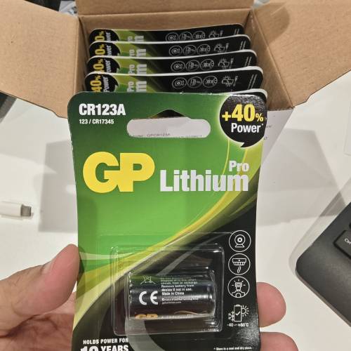 GP CR123A 一盒十粒電磁