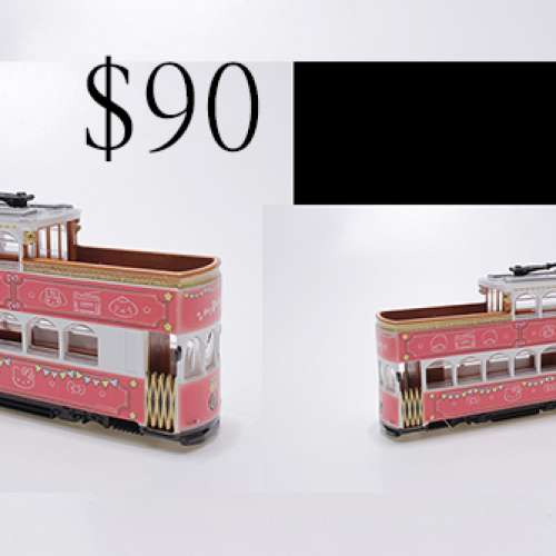 SANRIO CHARACTERS 1120 合金模型 - 紅色古典電車 00