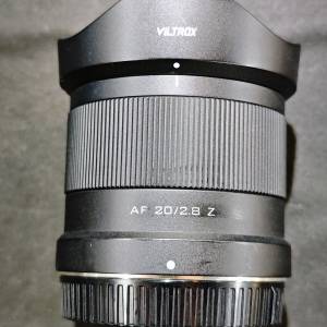 Viltrox 20/2.8 AF Nikon Z 唯卓士 to 尼康 Z 20mm 冇盒冇單有罩 20 鏡片通透冇花...