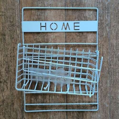 80%NEW 白色 層架 置物架 收納架 毛巾架