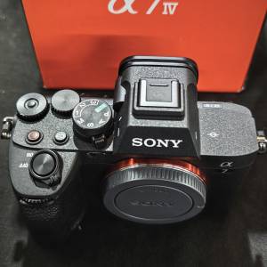 Sony a7IV 索尼 a7M4 a7 IV 99%new 有盒冇單 跟1電 有肩帶 有電線  sc:3xxx