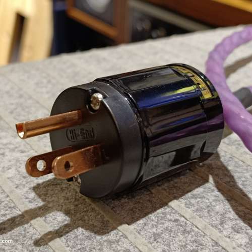 鍍銀單支美式電源線 1.5m