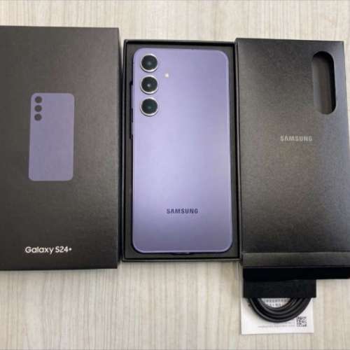 99.99%新 SAMSUNG Galaxy S24+ (12+256) 深紫藍色 香港行貨