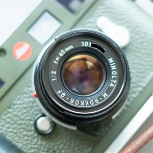Leica Leitz Minolta 40mm f2.0 菲林 數碼 Leica M Mount 鏡頭