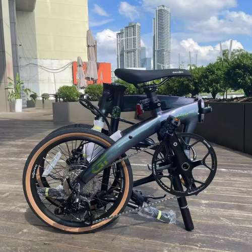 2025 DAHON MU P9 9速 16吋 349 平焊鋁合金折叠車 送水架前後蛙燈叮叮