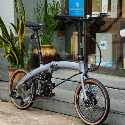 2025 DAHON MU P9 9速 16吋 349 平焊鋁合金折叠車 送水架前後蛙燈叮叮