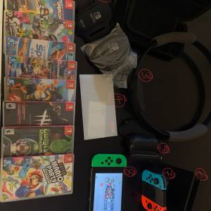 Nintendo Switch 主機（9張實體卡/超過70張虛擬卡遊戲）