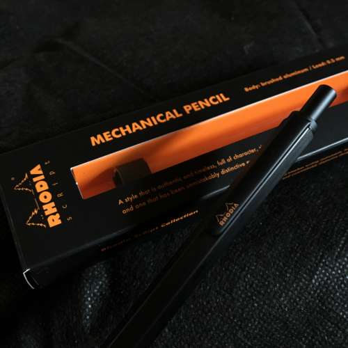 [🇯🇵日本直送] Rhodia ScRipt 鋁身金屬鉛芯筆 (品牌經典炫黑色) Rhodia ScRipt Me...