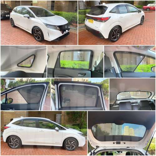 NOTE Epower 全車磁石濾光窗網太陽擋