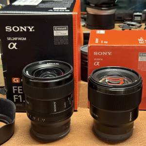 Sony FE 24mm F1.4 GM / FE 85mm F1.8