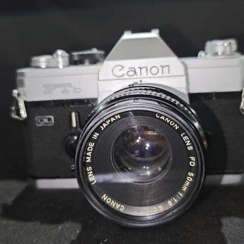 canon FTb + 佳能 50/1.8 SC FD 50mm 50 膠片 菲林機 film camera 機 快門 測光 過...