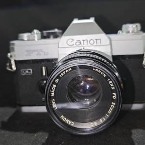 canon FTb + 佳能 50/1.8 SC FD 50mm 50 膠片 菲林機 film camera 機 快門 測光 過...