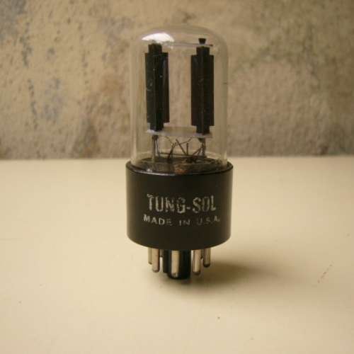 Tung-Sol 6SL7GT 黑炭屏單支