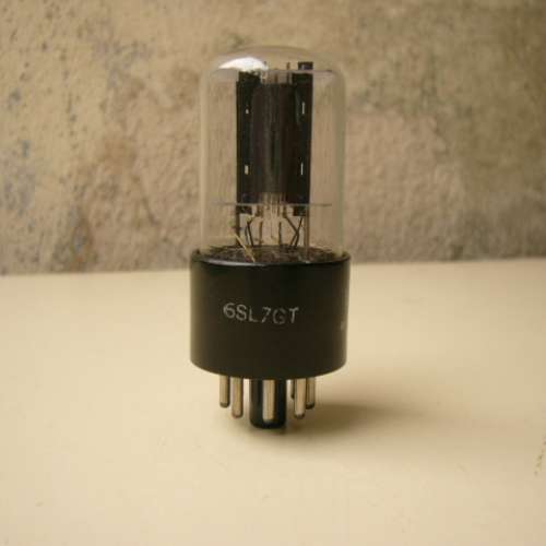 Tung-Sol 6SL7GT 黑炭屏單支