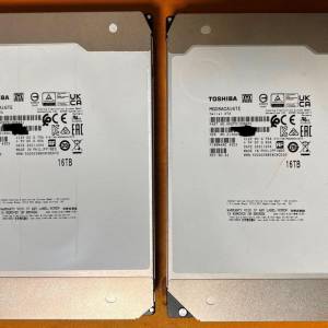 Toshiba 16TB X 2 兩隻